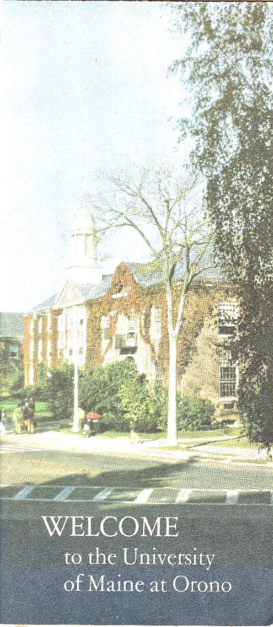 Brochure/Map, Welcome to the University of Maine at Orono c1960s? Vintage