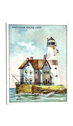 1910 T77 Hassan Lighthouse Series,  #23 Execution Rocks Light, 1st we have