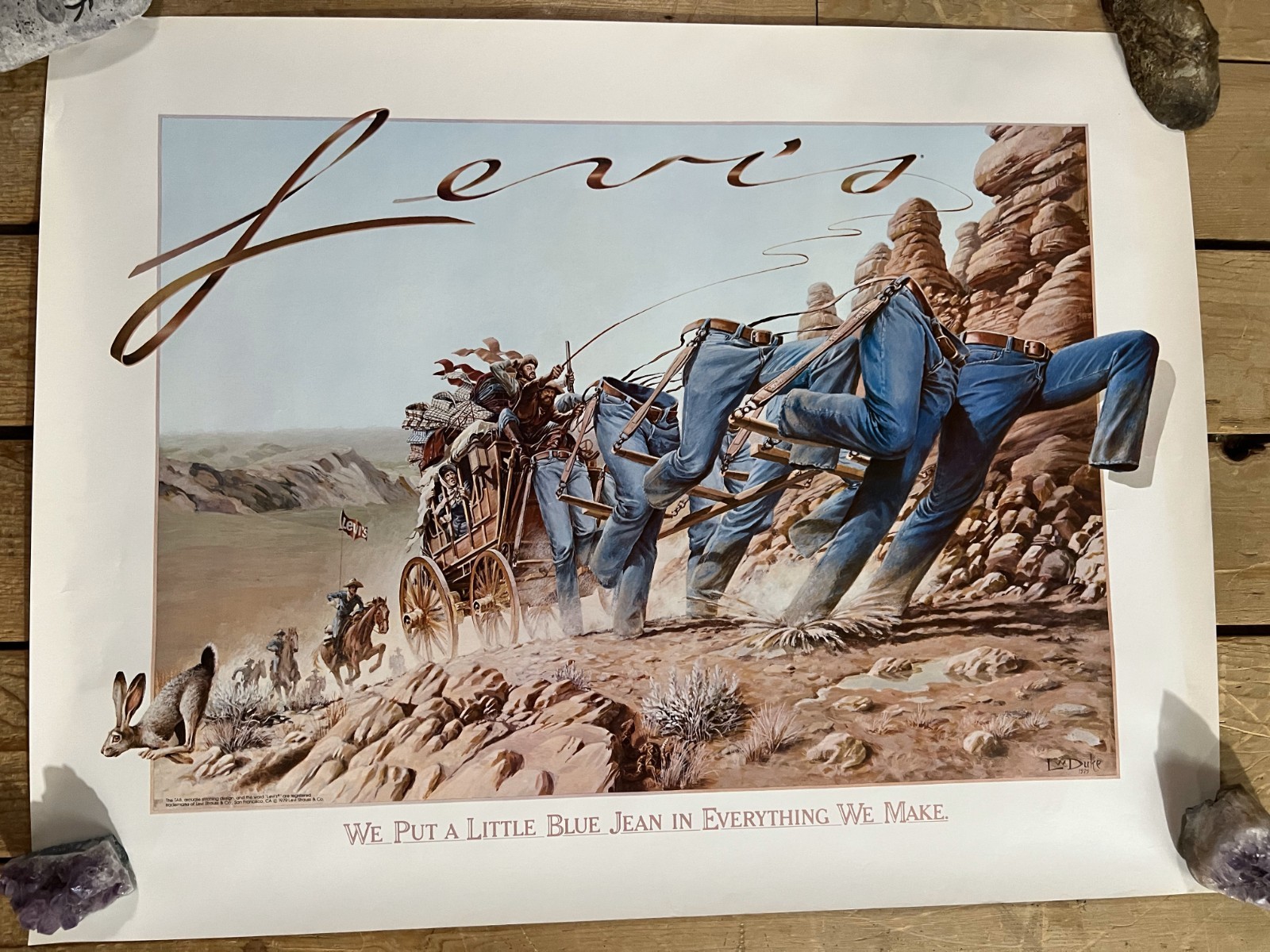 1979 Levi's Strauss Poster 