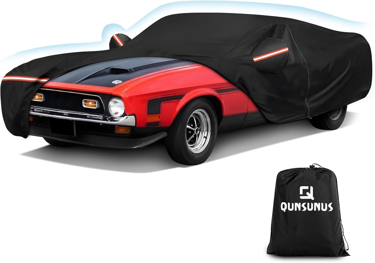 QUNSUNUS Waterproof Car Cover for Ford Mustang 1969-1973, Outdoor Car Covers ... QUNSUNUS Waterproof Car Cover for Ford Mustang 1969-1973, Outdoor Car Covers ...