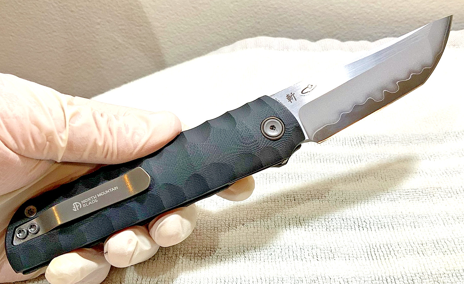 NMB Button Lock Lee Williams Kick Stop Chop NMB2411BLK Hitachi SLD Blade Knife