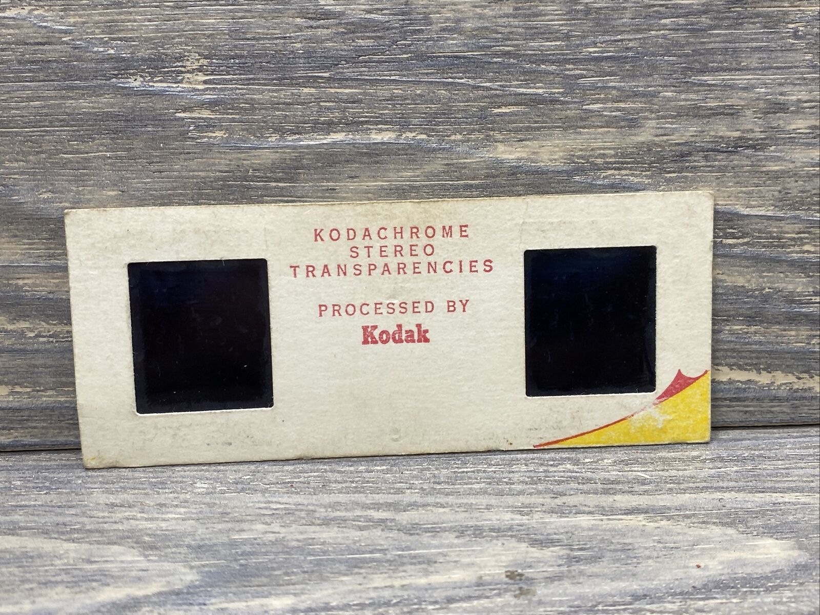 Vintage Kodak Kodachrome Stereo Transparencies Ducks Lake