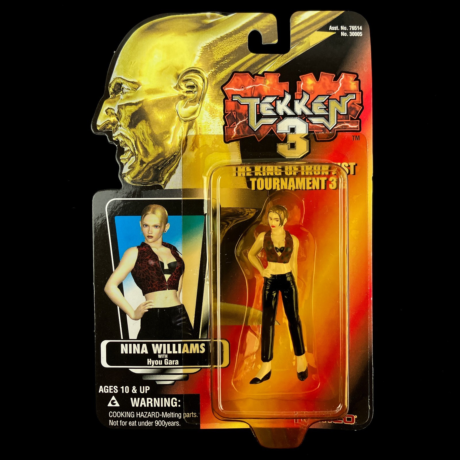 1997 Namco Tekken 3 Nina Williams Chou Kakkoii Ningyou Mini Prize Figure Japan