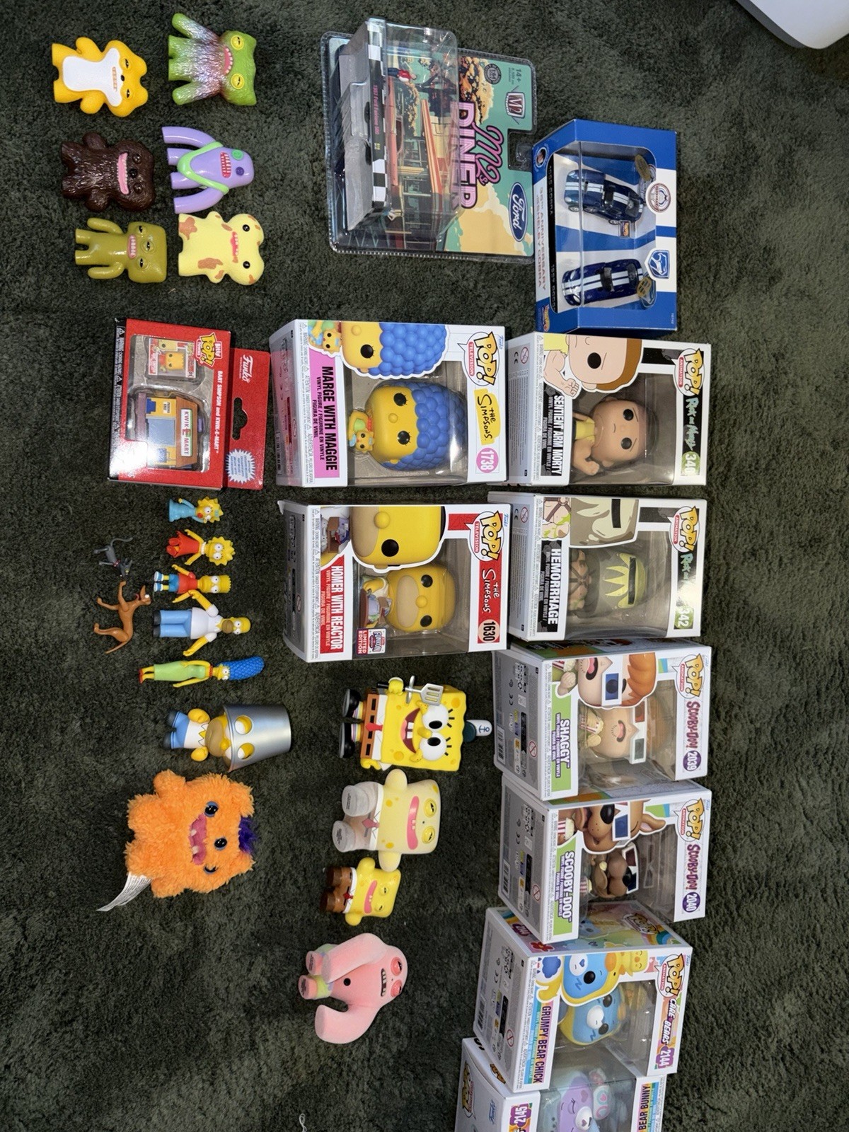 TOY LOT: Mixed Lot Limited Edition Boxed Simpsons Morty SpongeBob 340 342
