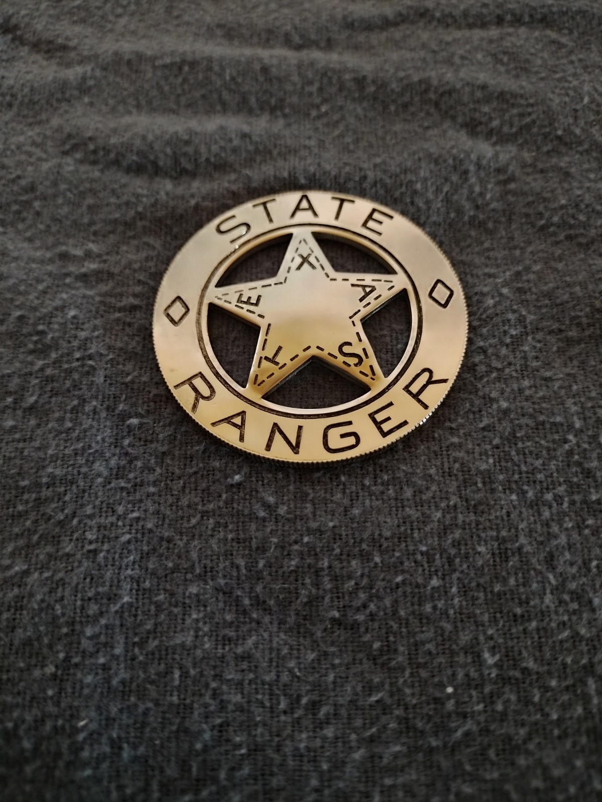 Franklin Mint Texas Ranger Badge Sterling Silver 1987
