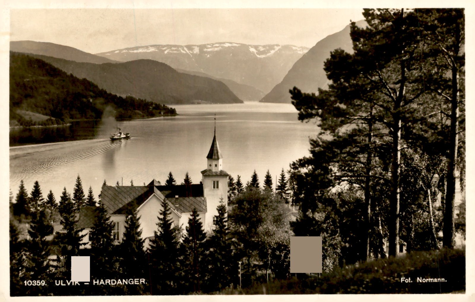 Ulvik, Hardanger, 1938 Postcard