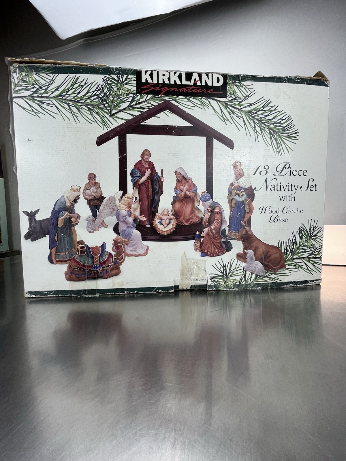 Kirkland Signature Nativity Set 13 Piece Pristine Condition Christmas Decore