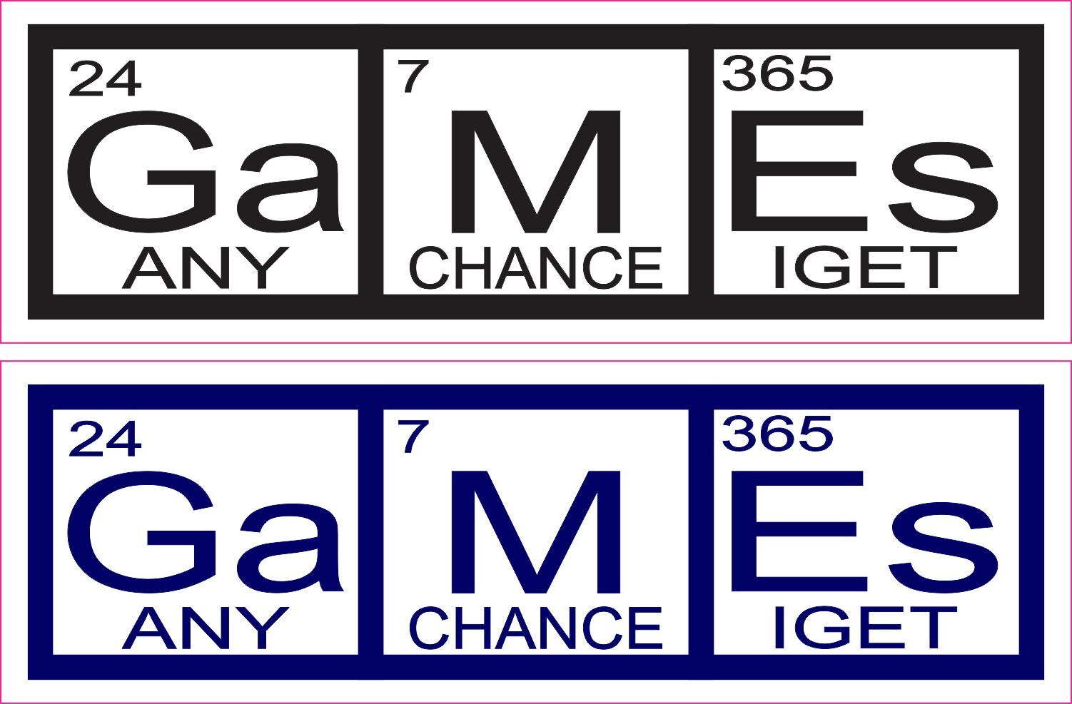 StickerTalk Games Any Chance I Get Vinyl Sticker Sheet, 5 inches x 1.6 inches