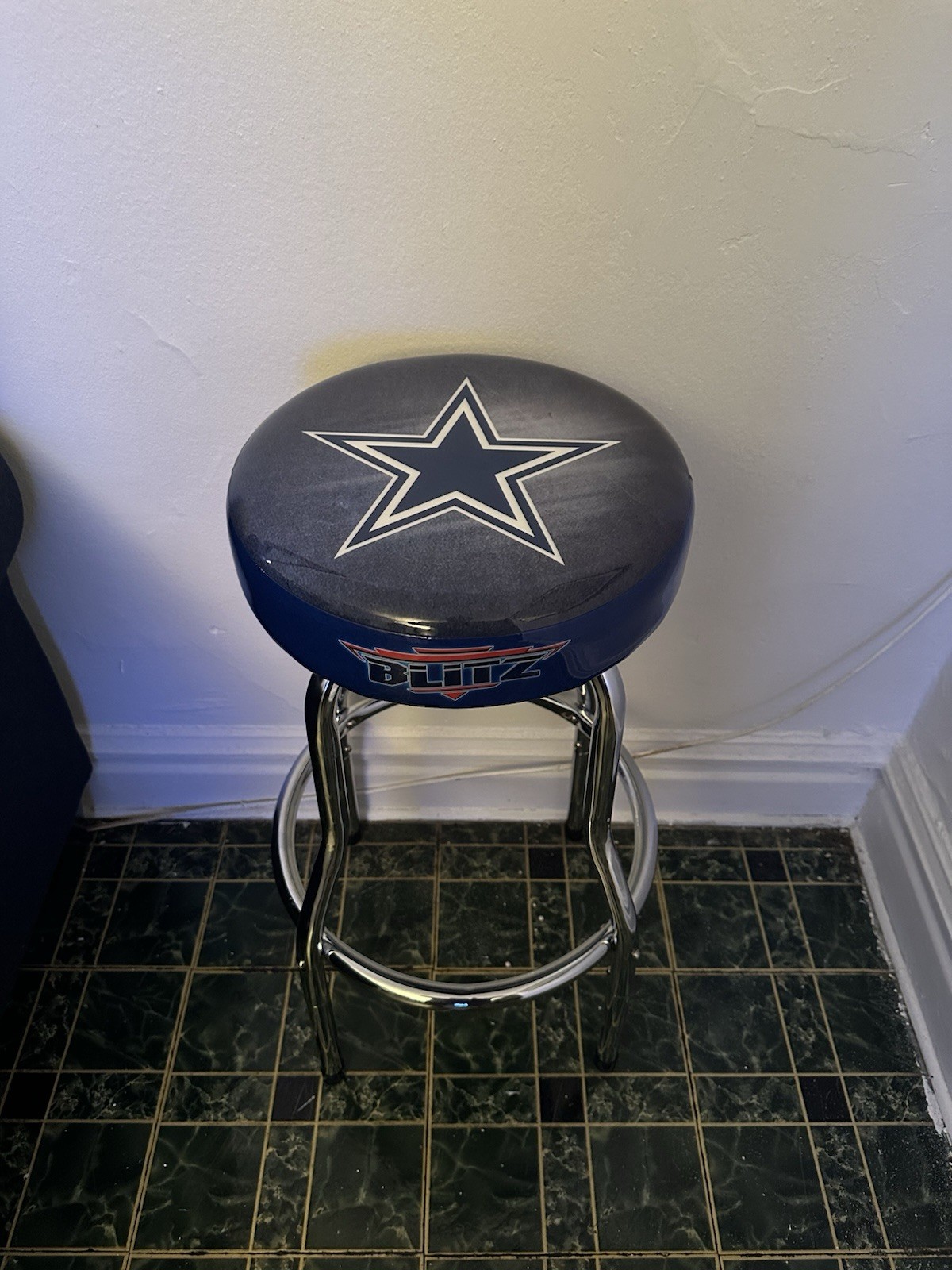 Dallas Cowboys Arcade1up Licensed Stool .