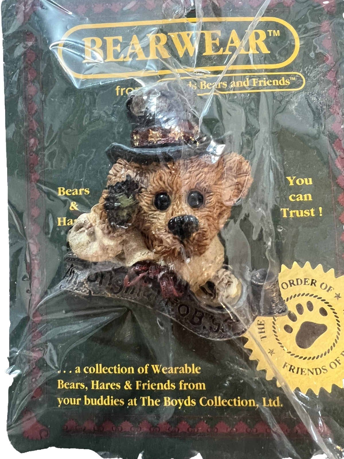 Vintage Boyd\'s Bear Pin Bear wear Uncle Elliot Patriotic Vintage Boyd\'s Bear Pin Bear wear Uncle Elliot Patriotic