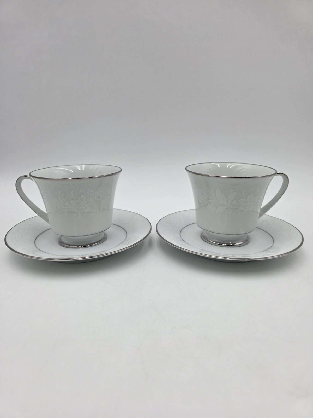 Vintage NORITAKE China Ranier 6909 Cup And Saucer Set Of 2 Made In Japan Vintage NORITAKE China Ranier 6909 Cup And Saucer Set Of 2 Made In Japan