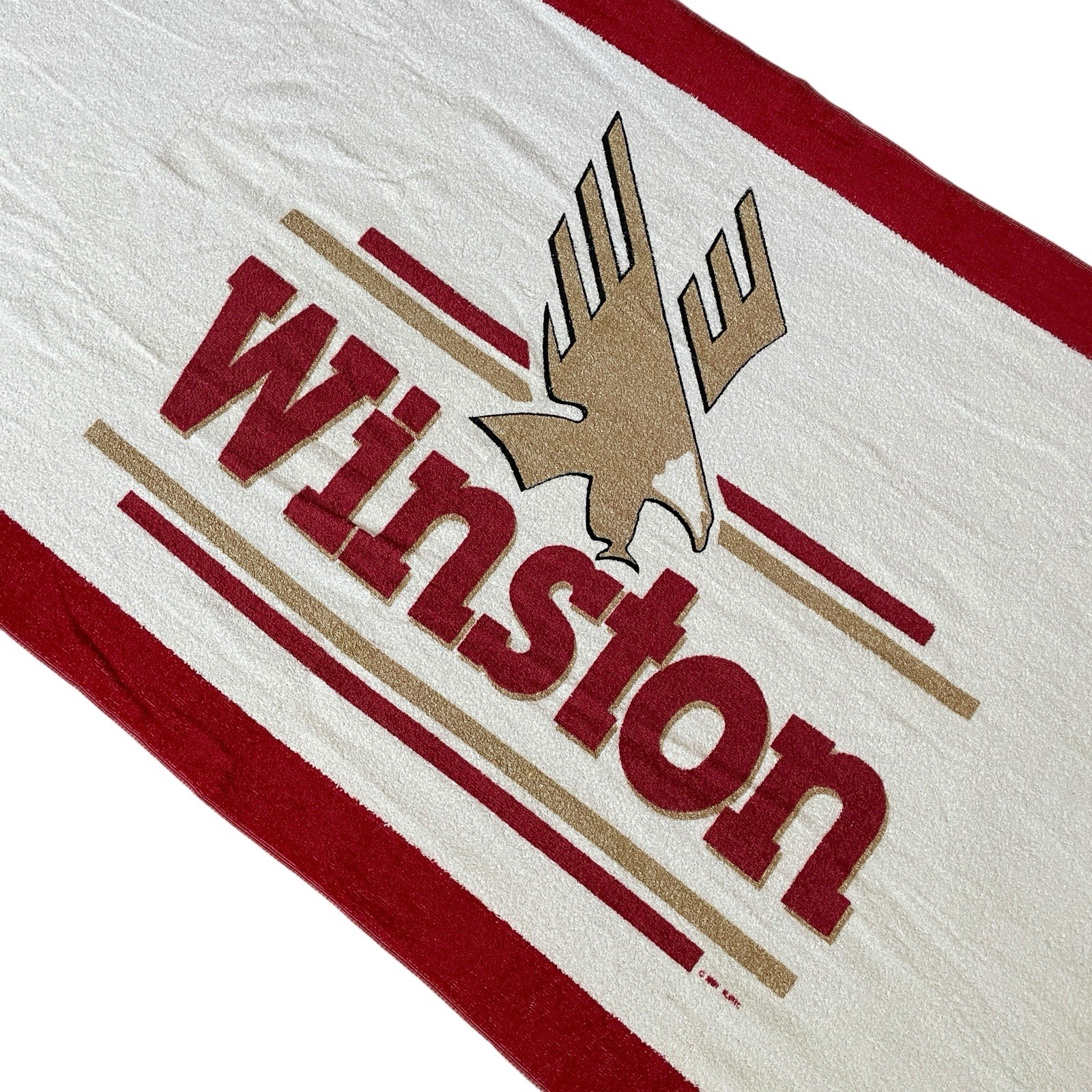 NEW Vintage 1990’s NASCAR WINSTON CUP Promo Beach Towel