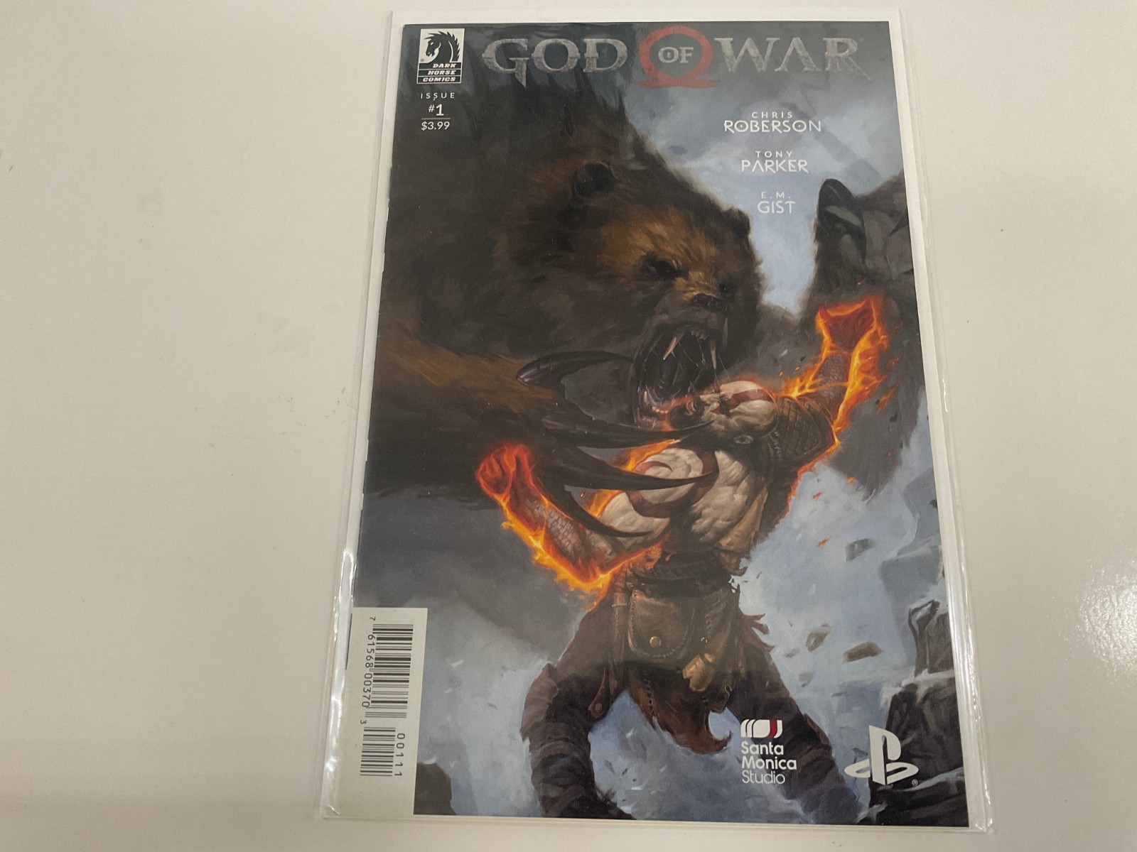 GOD OF WAR #1 (DARK HORSE/2018/PLAYSTATION VIDEO GAME/EM GIST/01261210) NICE