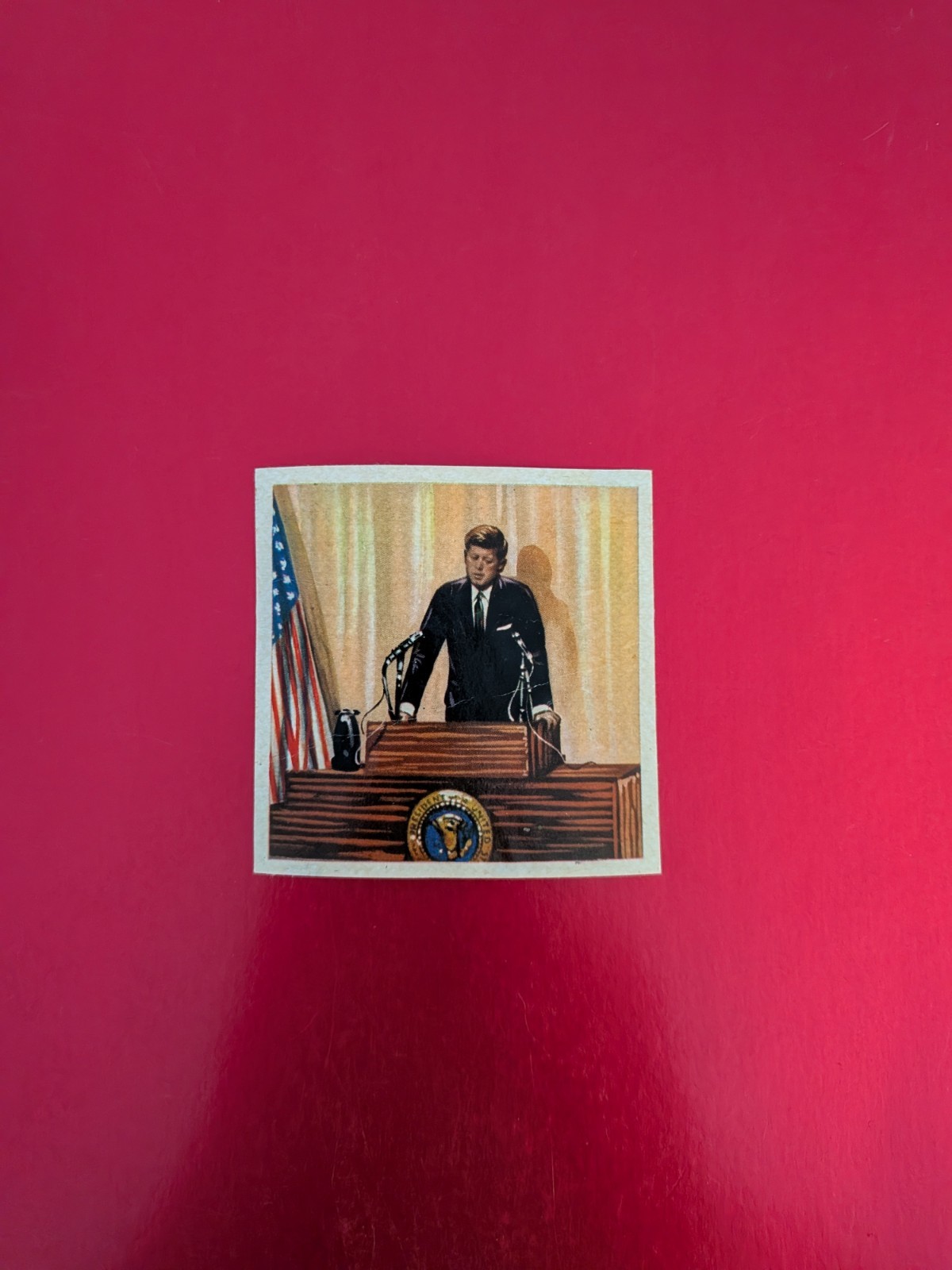 John F Kennedy ROOKIE CARD 1961 Chocolates Simon 25 Años Spain EXTREMELY RARE RC