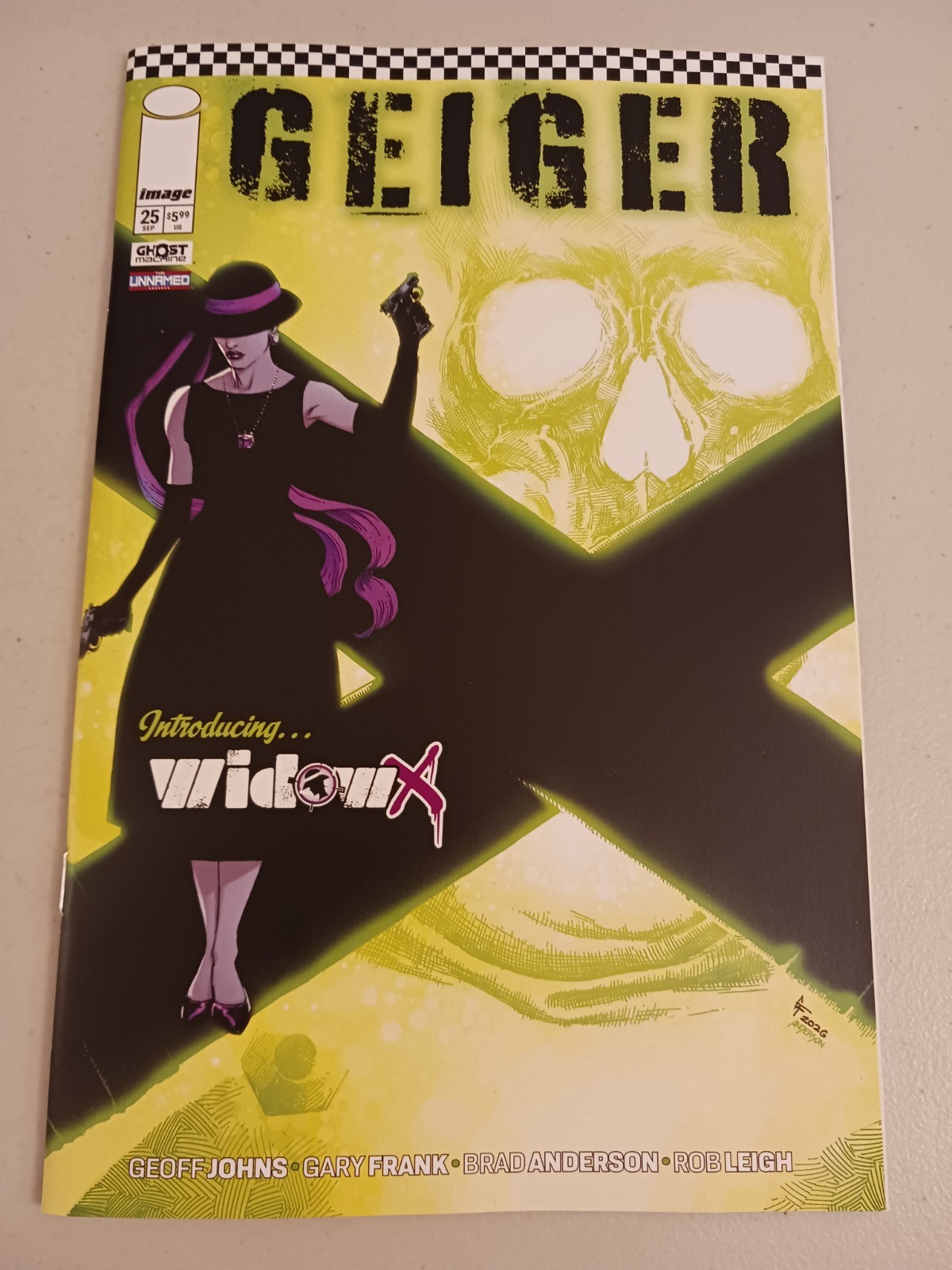 Geiger #25 (1:50 Gary Frank Incentive Variant) NM/NM+ Image 2026 Geoff Johns Geiger #25 (1:50 Gary Frank Incentive Variant) NM/NM+ Image 2026 Geoff Johns