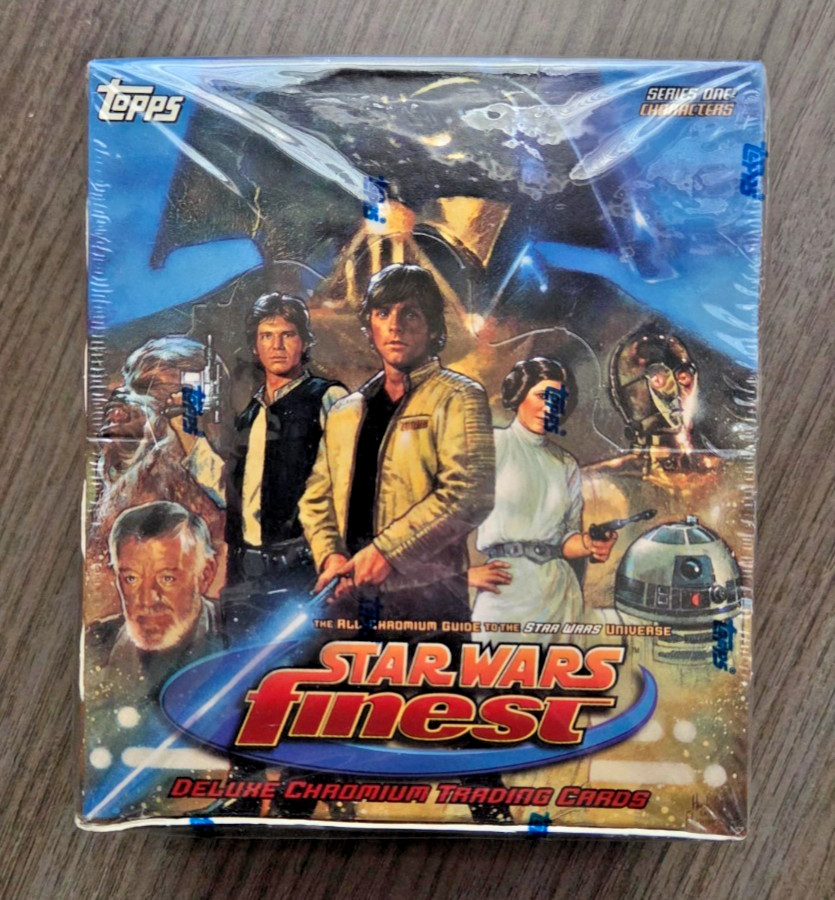 1996 TOPPS STAR WARS FINEST CHROME FACTORY SEALED UNOPENED BOX