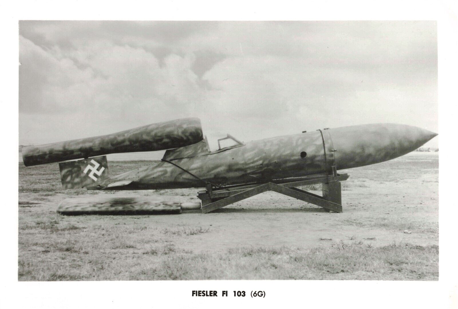 Fieseler Fi 103R Code-Named Reichenberg V-1 Aviation 4 x 6 Photo C54