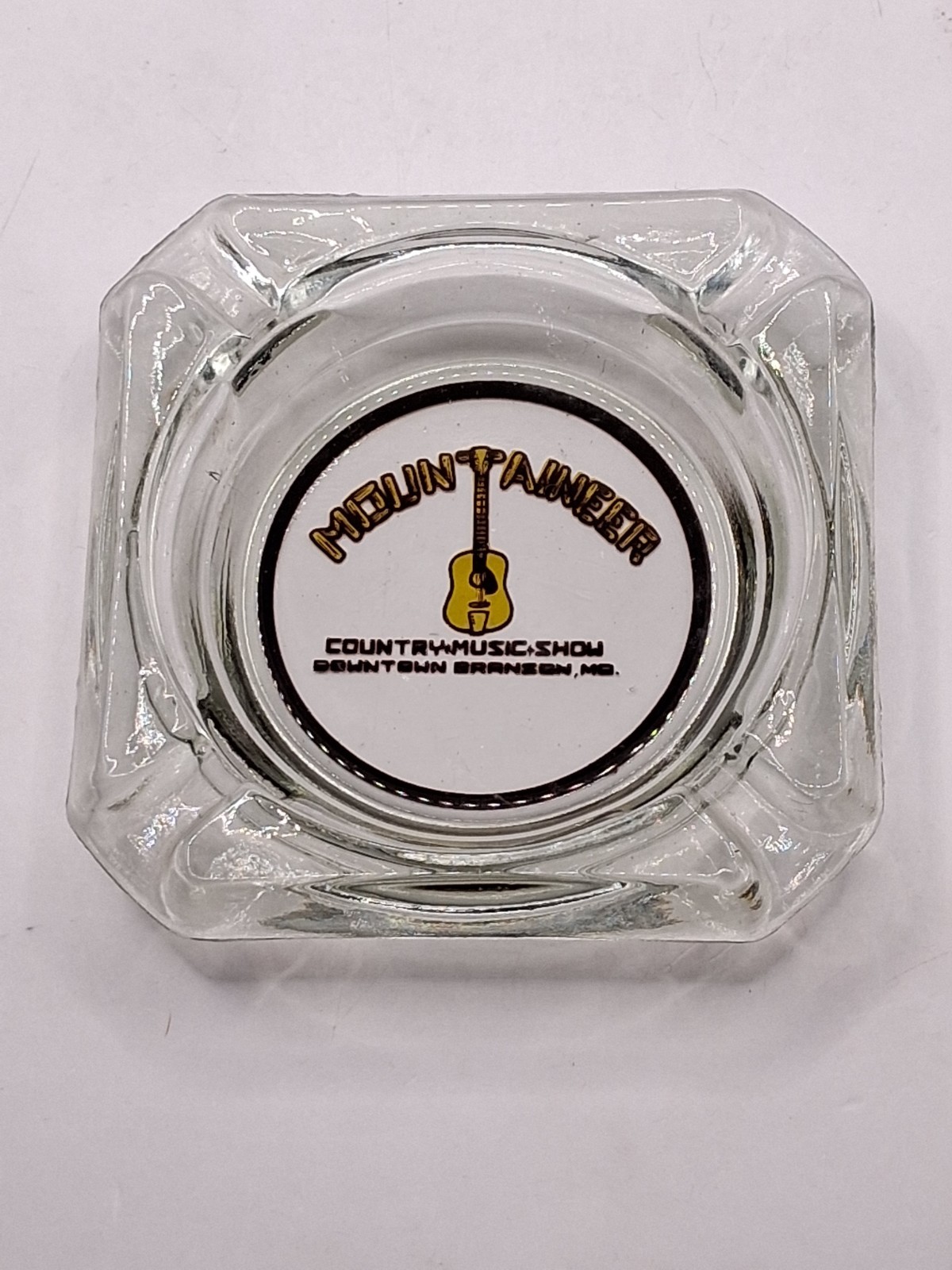 Vintage Mountaineer COUNTRY MUSIC SHOW Ashtray Brason Missouri Guitar 