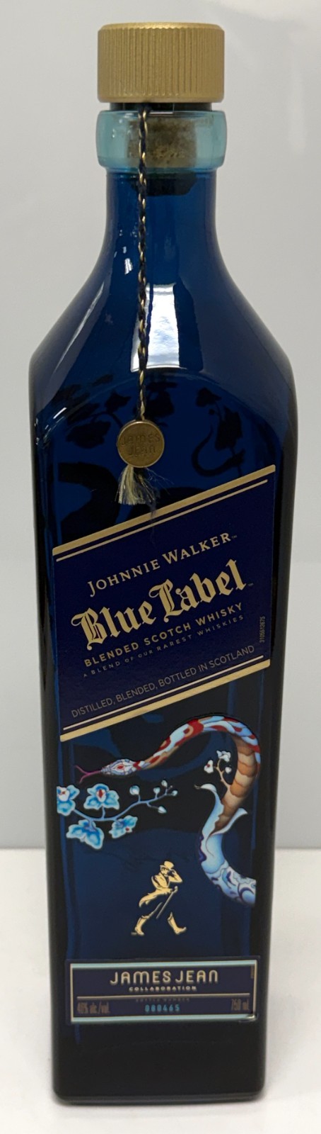 Johnnie Walker Blue Label Year of th Snake James Jean Collaboration Empty Bottle