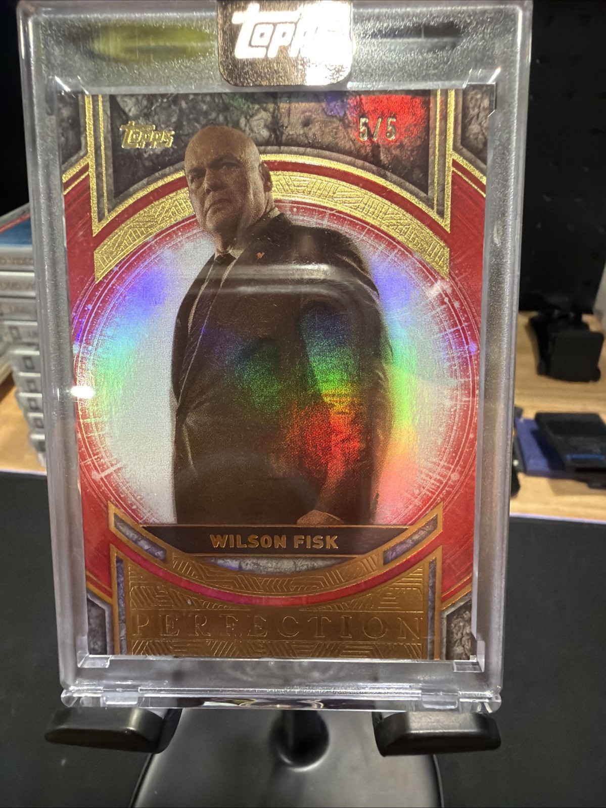 2025 Topps Marvel The Collector Wilson Fisk Perfection Red /5