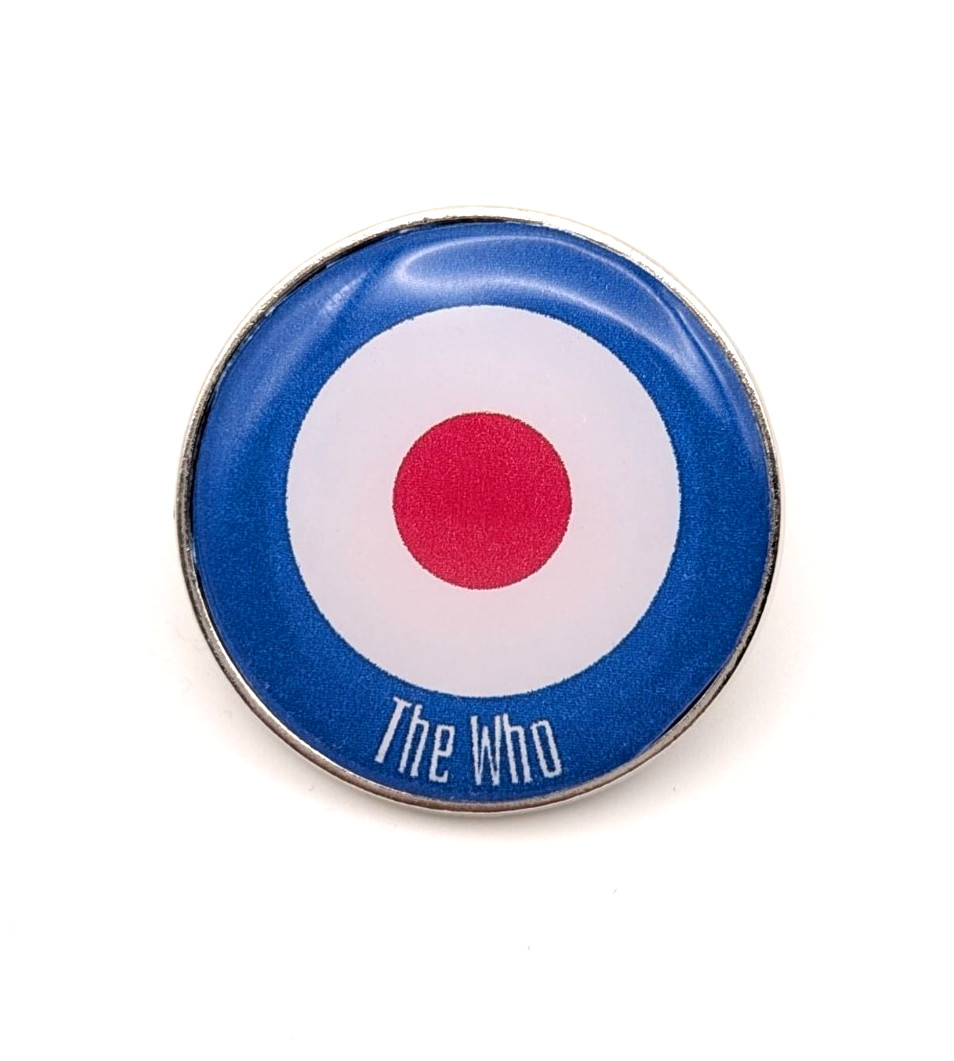 The Who - Mod Logo Target Symbol Heavy metal band Enamel Patch Metal Brooch Pin