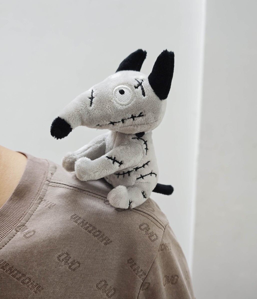 Tim Burton Frankenweenie  Plush Sparky Dog Doll Magnet Shoulder
