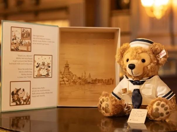 Tokyo DisneySea 25th Anniversary Steiff Duffy Bear Plush Limited 3000 New 2026
