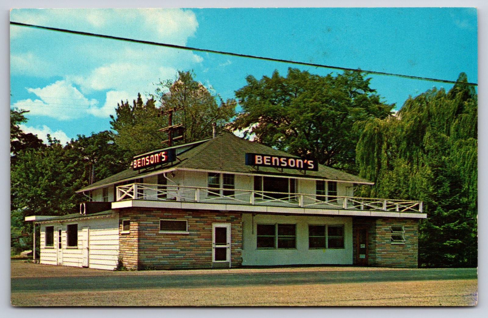 Lakewood New York Benson\'s Country House Restaurant Postcard Lakewood New York Benson\'s Country House Restaurant Postcard