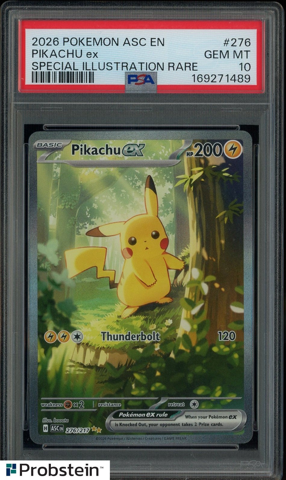 2026 Pokémon Ascended Heroes ASC EN #276 Pikachu Special Illustration PSA 10 2026 Pokémon Ascended Heroes ASC EN #276 Pikachu Special Illustration PSA 10