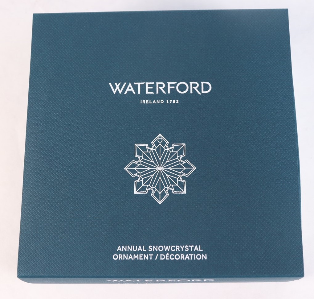 Waterford Christmas Annual Snowcrystal Ornament 2025 1077825 $110 New