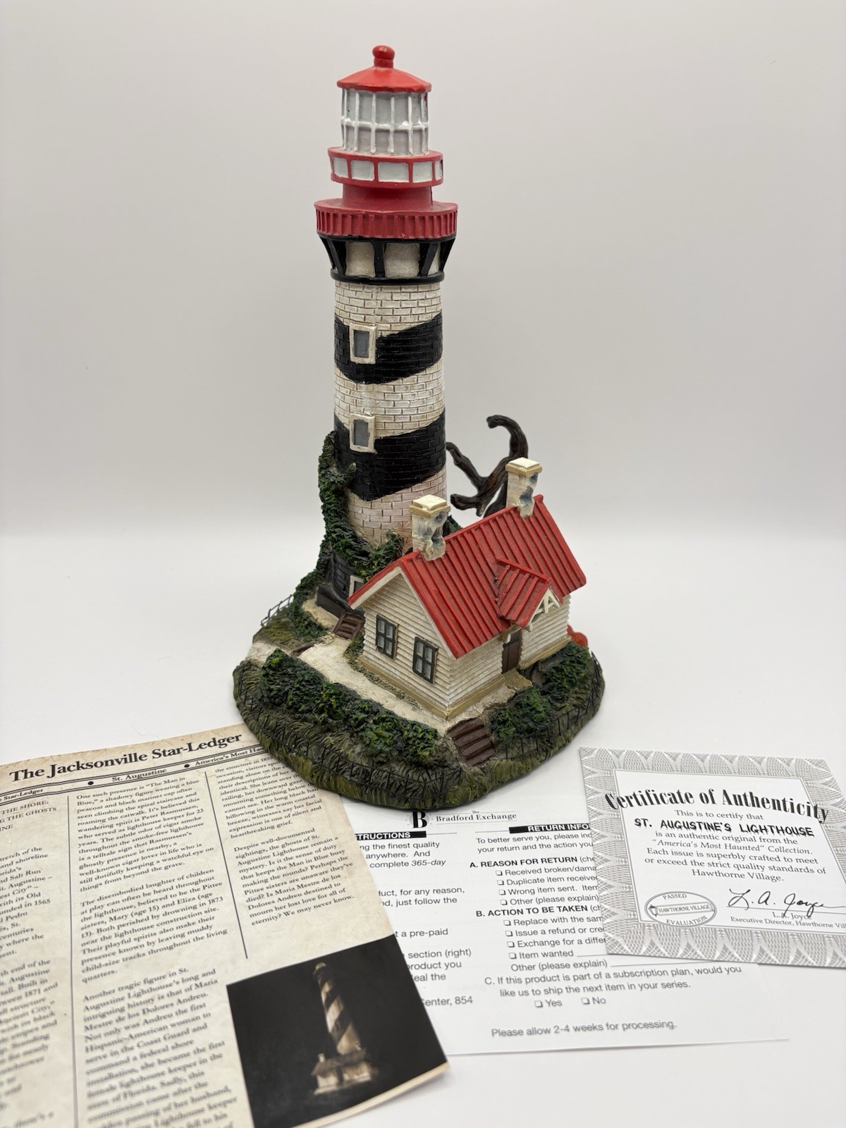 Bradford Ex. America's Most Haunted St. Augustine's Lighthouse Hawthorne Village