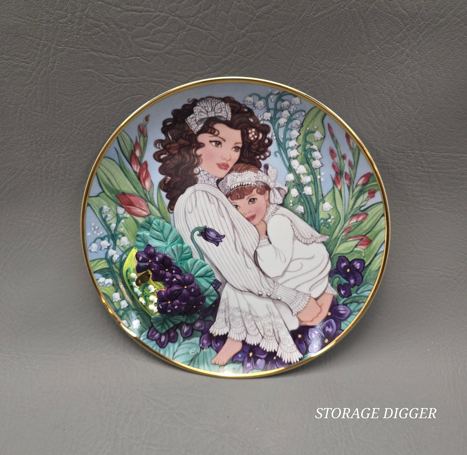VTG 1991 Franklin Mint Heirloom Who Can I Turn To Decoc Plate by Evie Bricusse