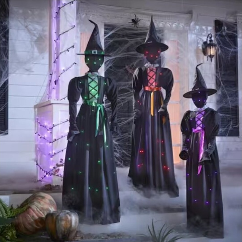 Halloween Classics LED 3 Piece Faceless Witches