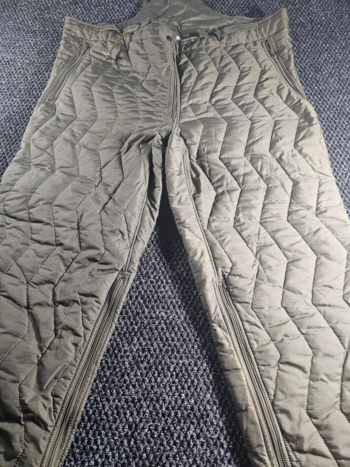 Vintage 1999 German Bundeswehr Quilted Thermal Liner Pants XL 56/58 Military