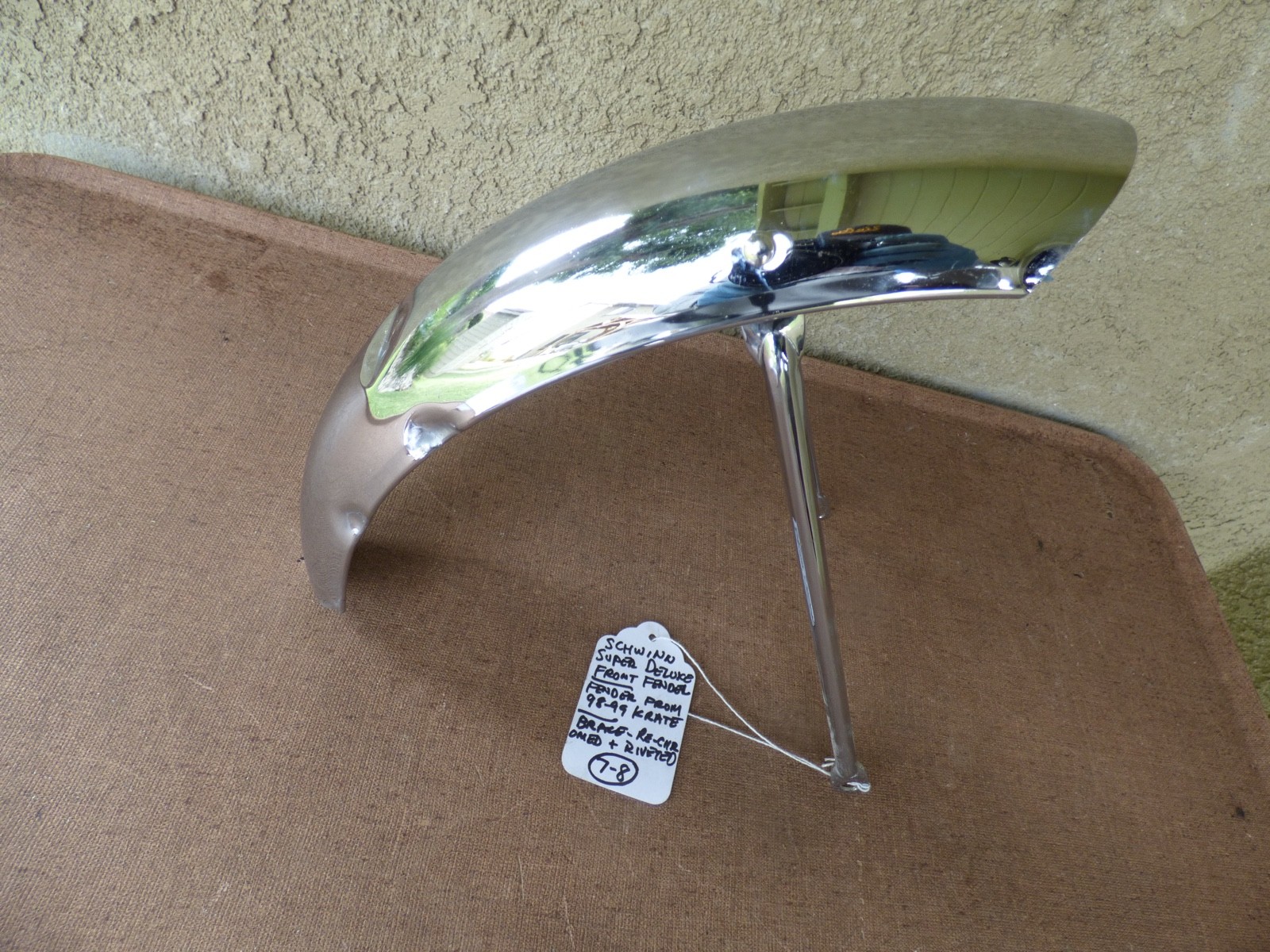 Schwinn Super Deluxe Front Fender,  1964-1965-1966