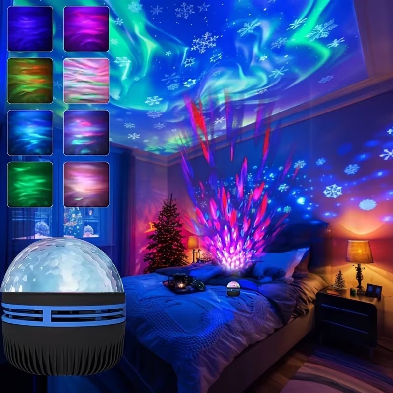 Northern Lights Galaxy Projection Lamps Aurora Star Kids Projector Night Light