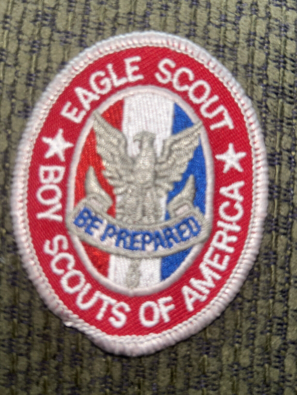 Recent Issue  Eagle Scout Rank Oval Boy Scout Patch  - See Description