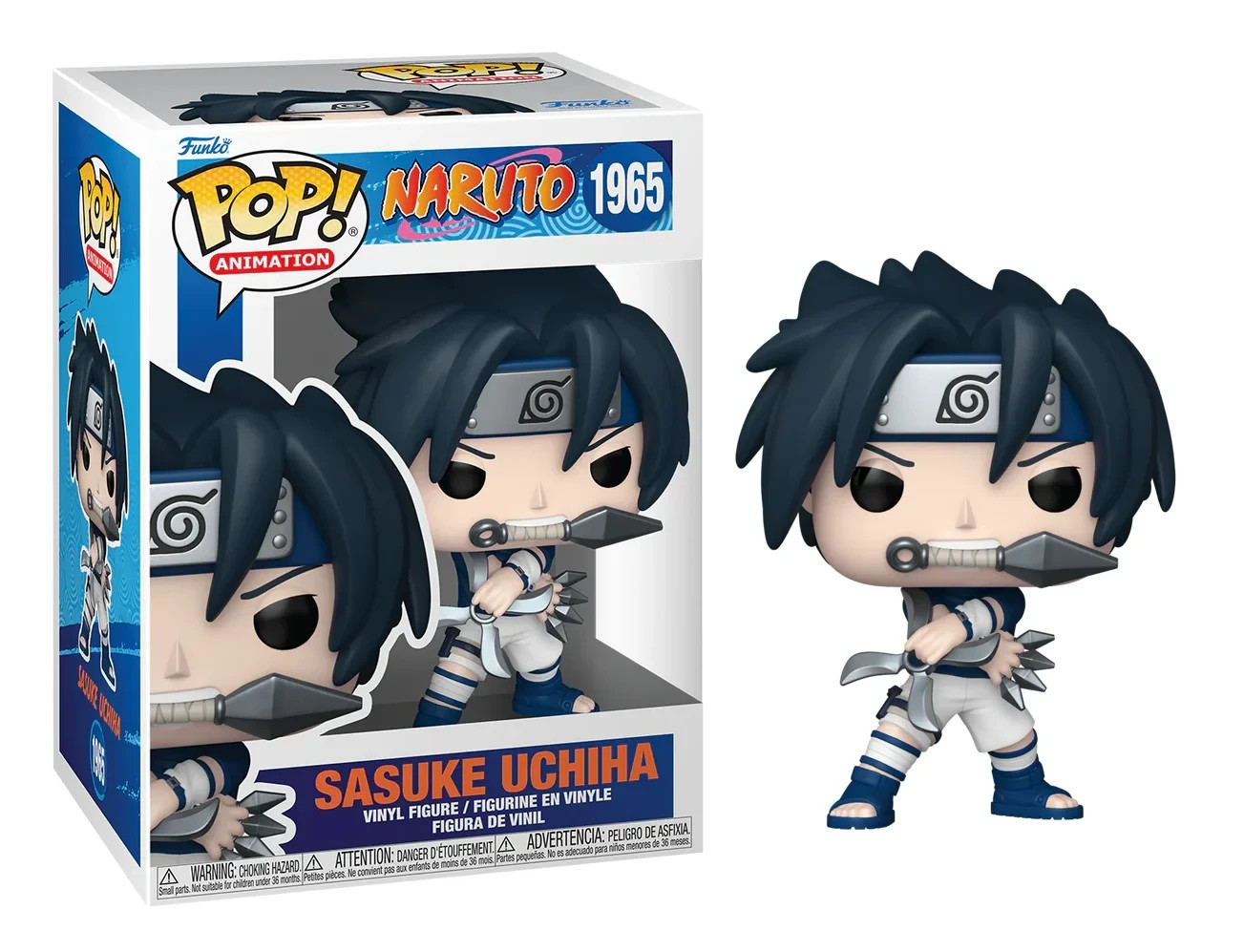 BOX DAMAGED Funko Pop Animation: Naruto Classic - Sasuke Uchiha  #1965 #80343