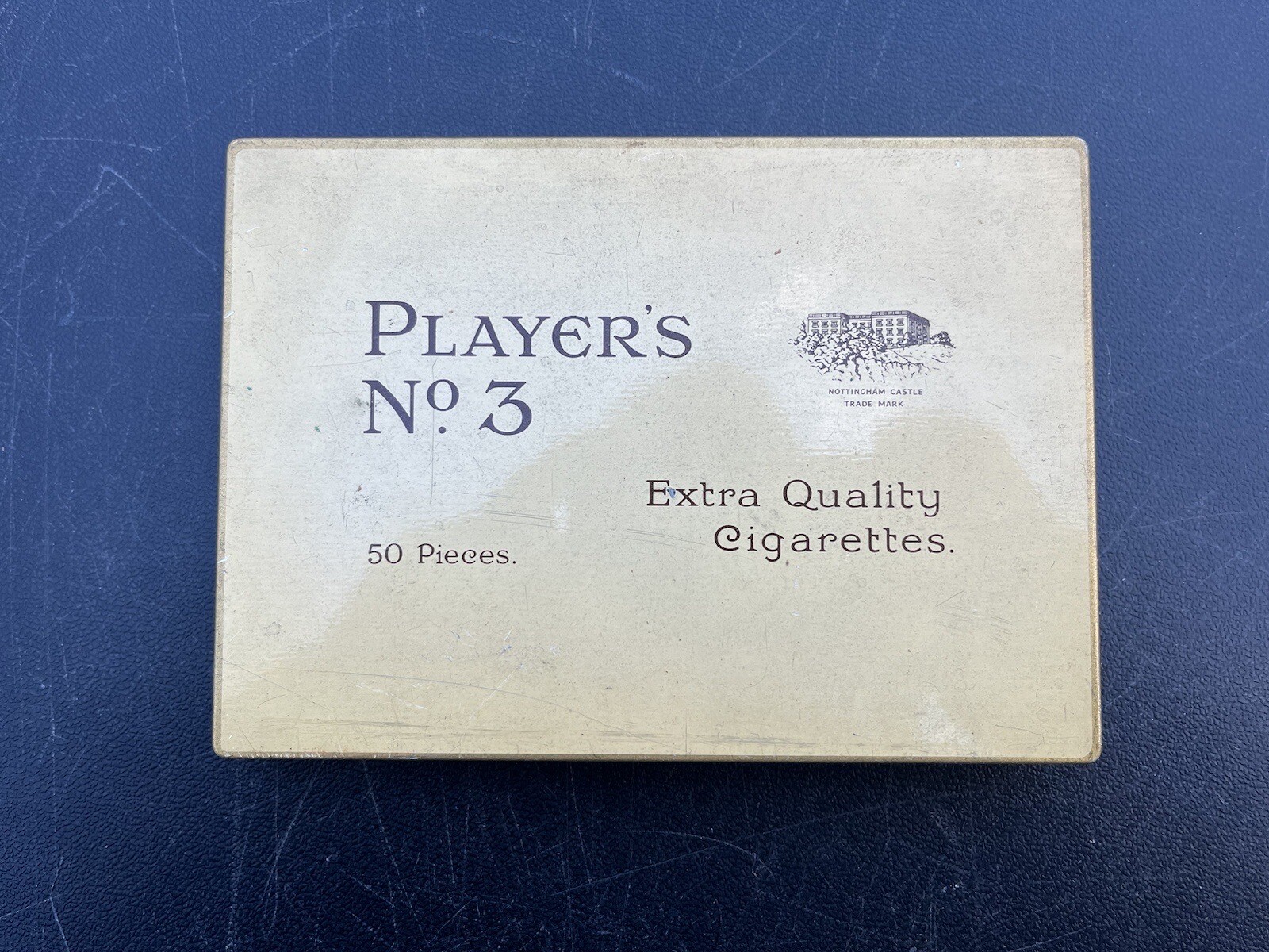 Vintage Players No. 3 50 Piece Virginia Cigarette Vanilla Tin Nottingham Castle