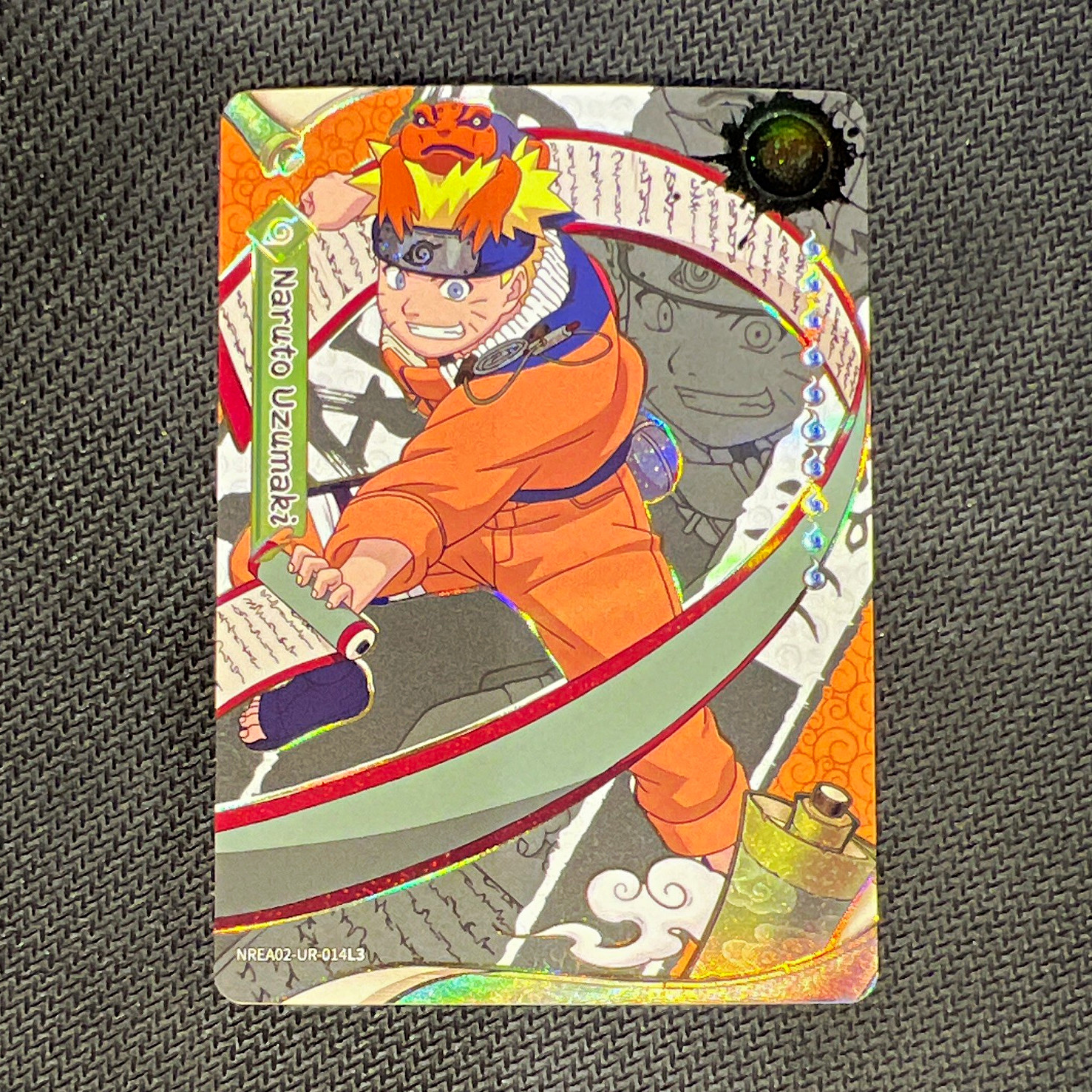 Kayou Naruto Naruto Uzumaki UR Hologram 2002 Card NREA02-UR-0143