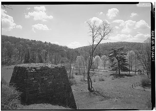 Huntingdon Furnace Pennsylvania 1930s General View Looking Southeast Over Stack