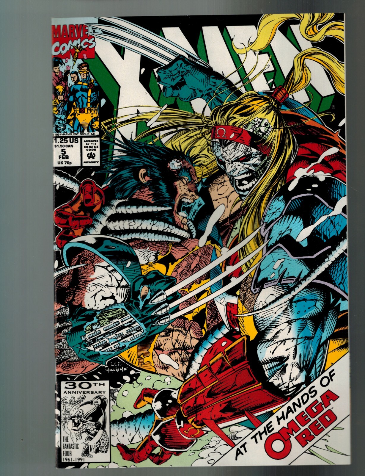 X-Men #5 (Marvel) 1st Maverick 2nd Omega Red by Jim Lee UNREAD Investors 10x Lot