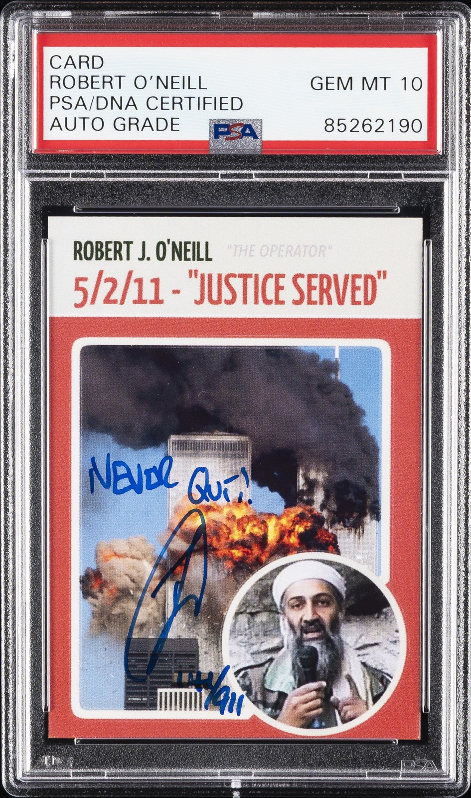 2020 1992 PRO SET AUTOGRAPHED ROBERT O\'NEILL PSA DNA 10