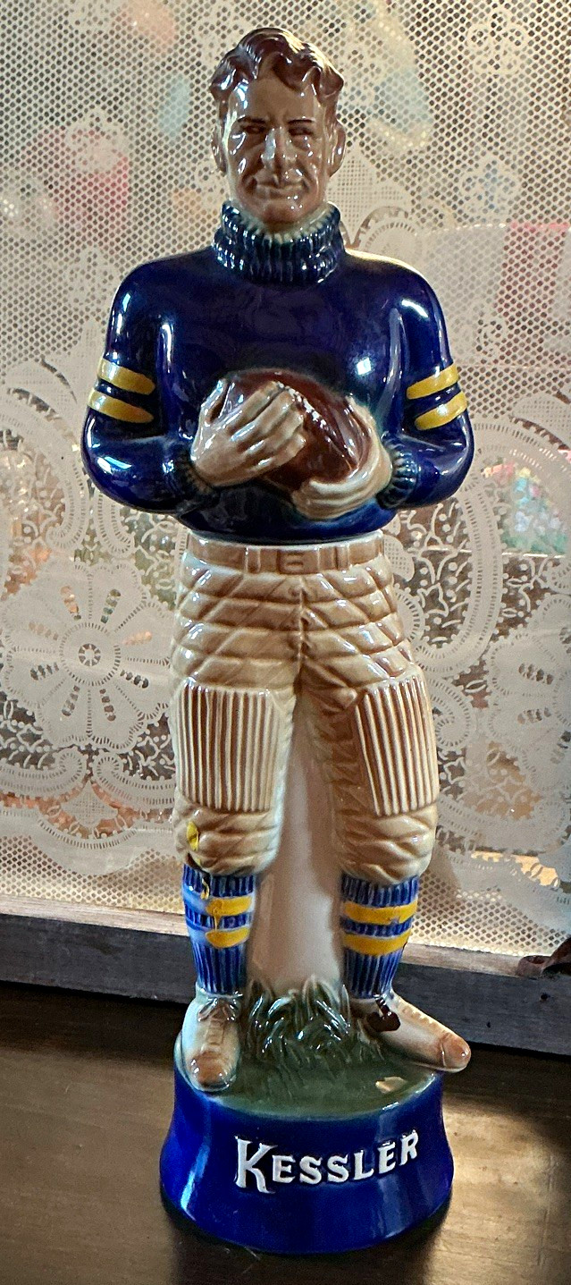 Vtg Kessler Football Player Decanter Porcelain Limited Edition Spirit Of Sports Vtg Kessler Football Player Decanter Porcelain Limited Edition Spirit Of Sports