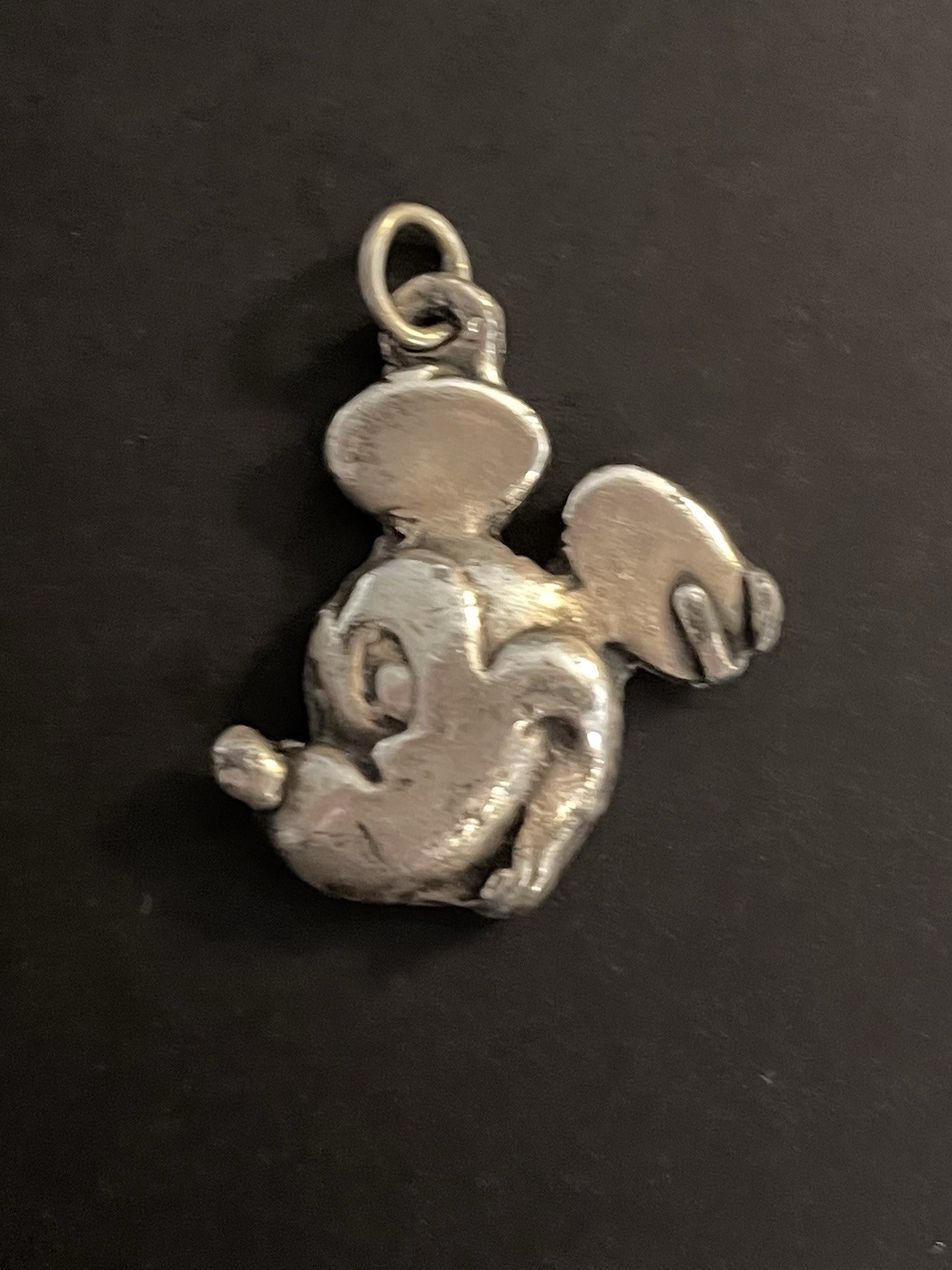 Unique Vintage Mickey Mouse Head Charm Disney Jewelry Handmade Collectible