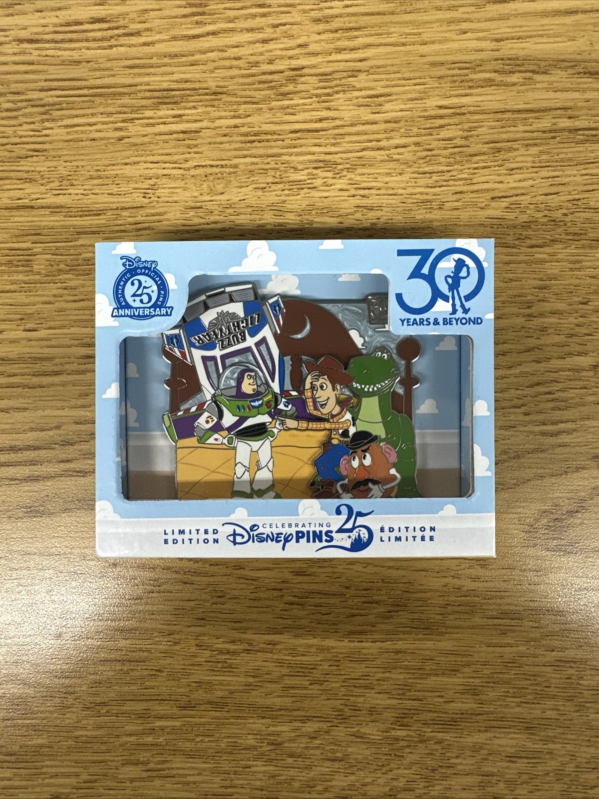 2025 Disney Parks Toy Story 30th Anniversary Buzz Woody Mini Jumbo LE 1500 Pin
