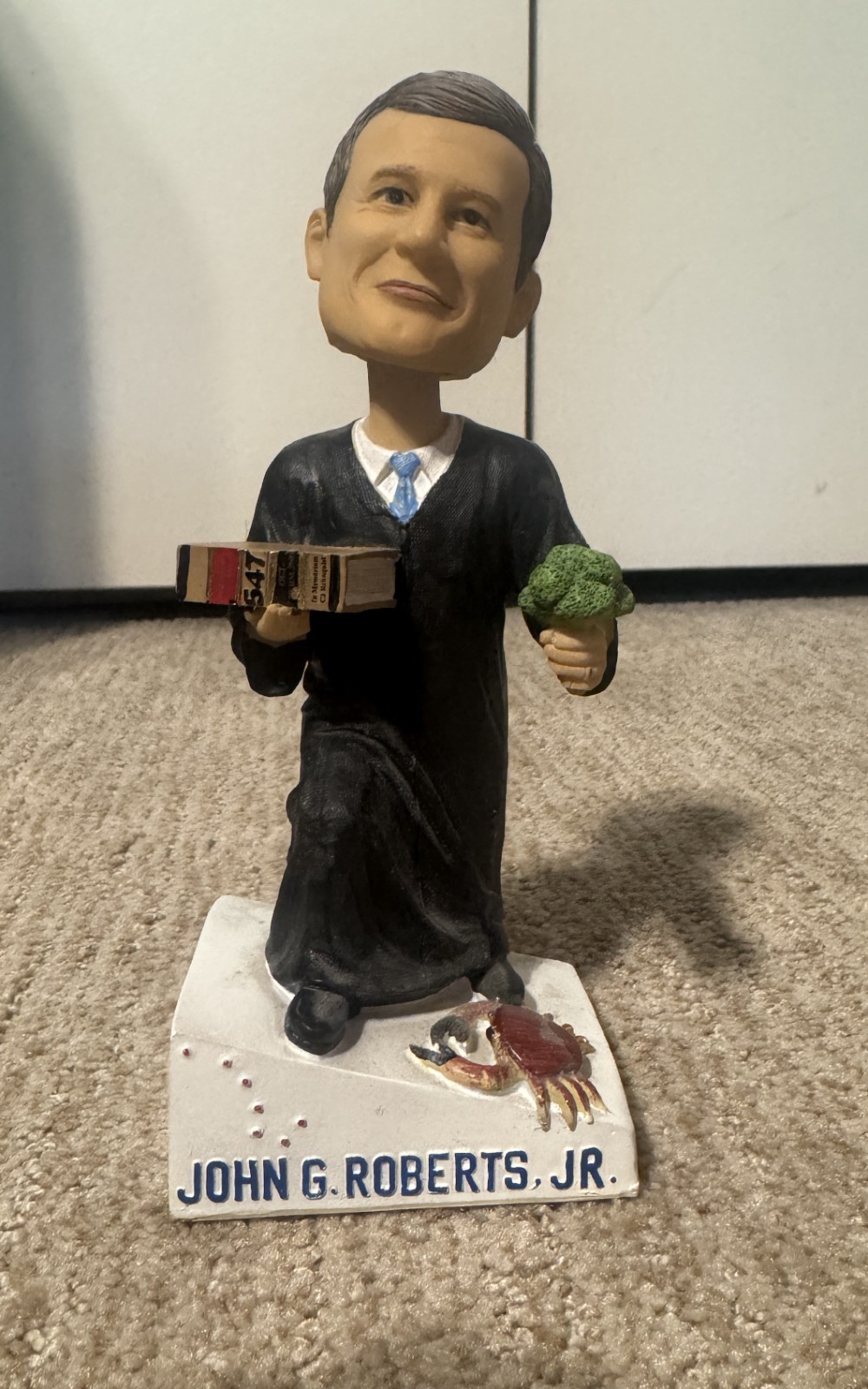 Supreme Court Justice John Roberts Green Bag Bobblehead - Limited Edition