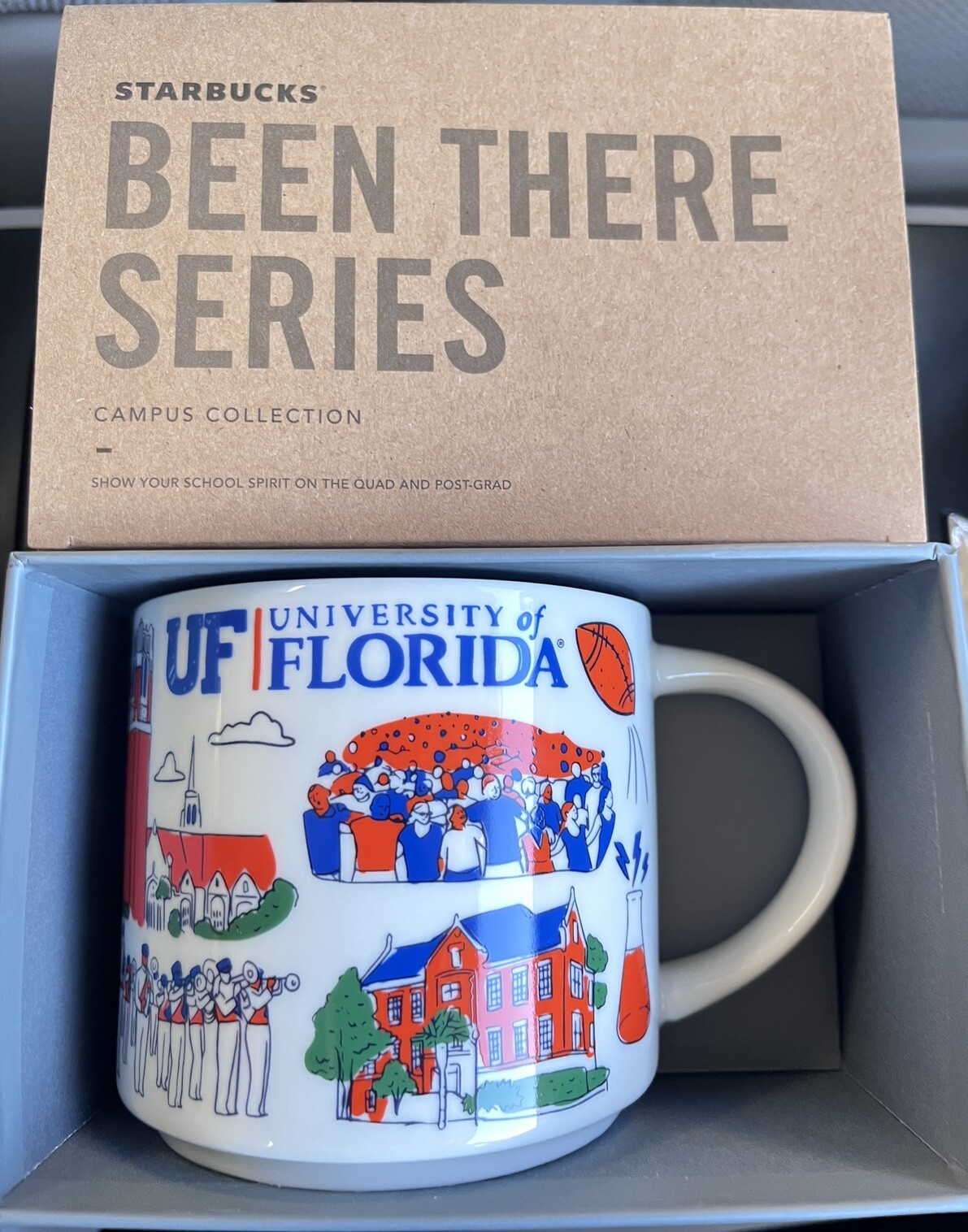 STARBUCKS UNIVERSITY OF FLORIDA UF BTS Campus Collection Cup Mug 14oz NEW