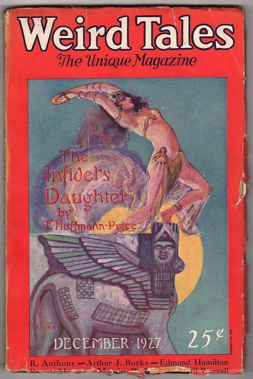 Weird Tales Dec 1927 C.A. Smith,Derleth, Ed Hamiliton - Pulp