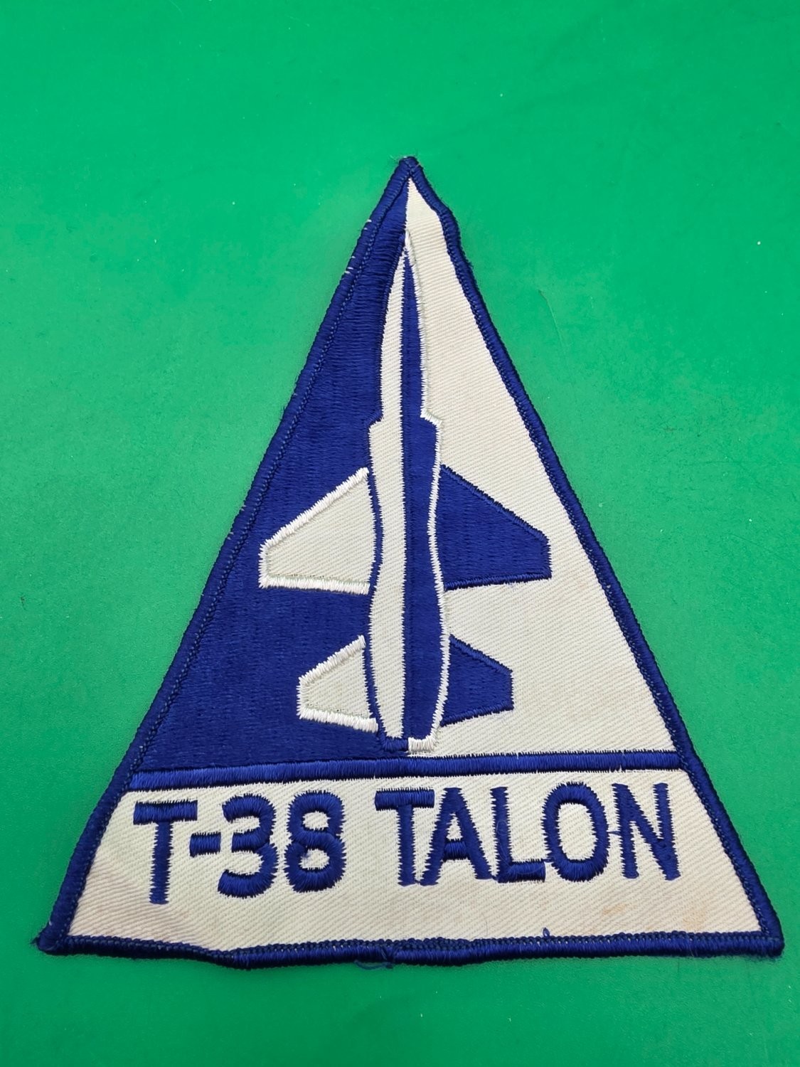 Vintage USAF Northrop T-38 Talon Jet Trainer Embroidered Flight Patch Triangular Vintage USAF Northrop T-38 Talon Jet Trainer Embroidered Flight Patch Triangular